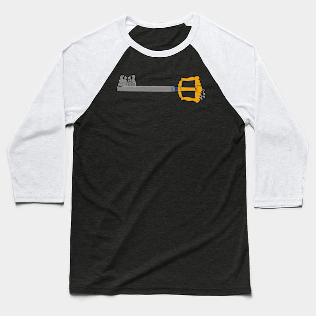 Control Your Inner Keyblade Baseball T-Shirt by MadKingKev